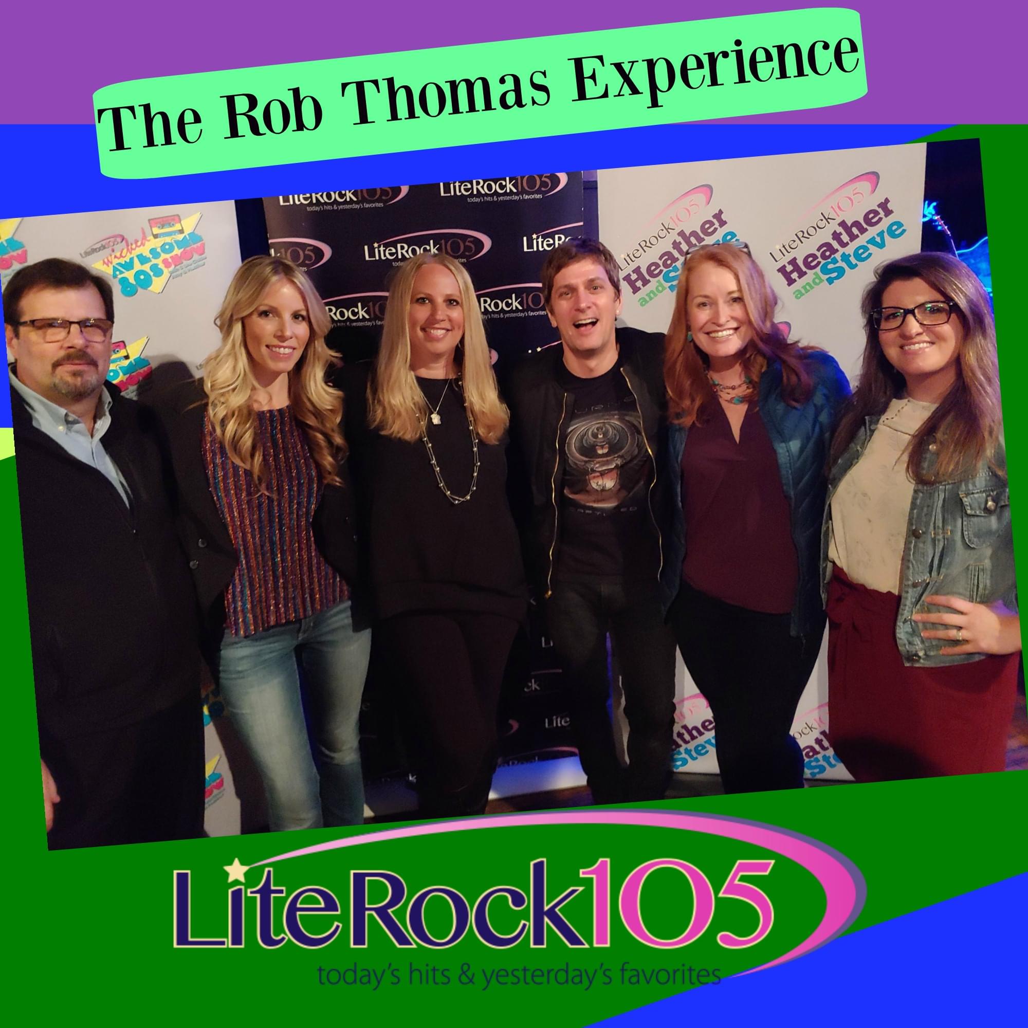 WATCH >> Pics and Video from Lite Rock 105’s Rob Thomas Experience