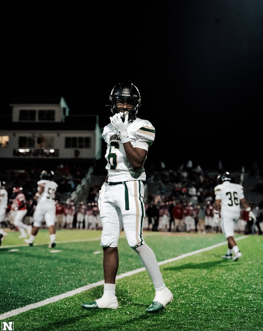 Ann Arbor Huron 2026 S/WR Angelo Rivera is visiting Akron on 03/15/2024 ...