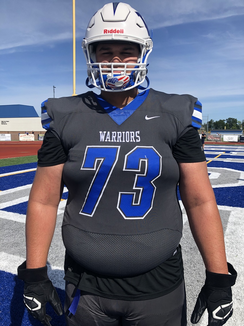 Walled Lake Western 2021 OT/OG/DT Matthew Vallieres is visiting