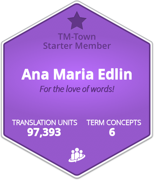 Ana Maria Edlin TM-Town Profile