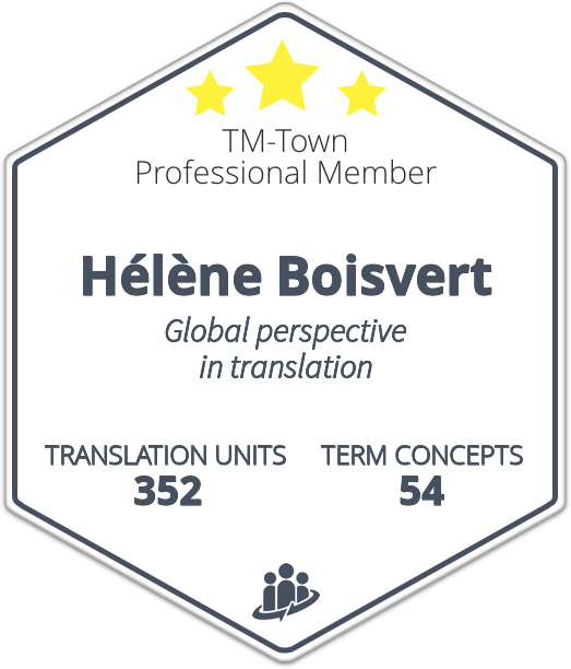 Hélène Boisvert TM-Town Profile