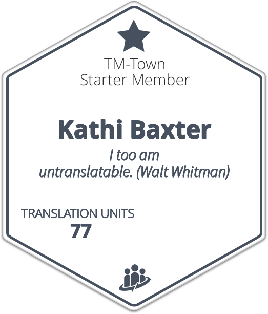 Kathi Baxter TM-Town Profile