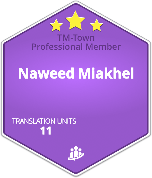 Naweed Miakhel TM-Town Profile