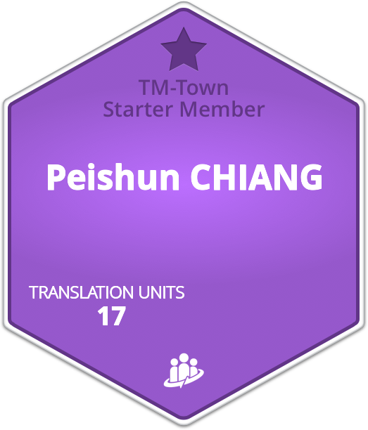 Peishun CHIANG TM-Town Profile