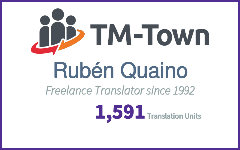 Rubén Quaino TM-Town Profile