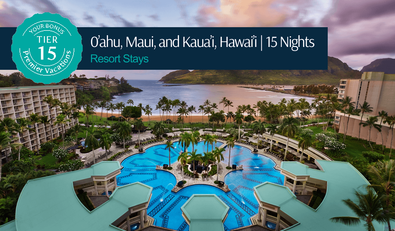 Your Bonus Premier Vacation Tier 15 package