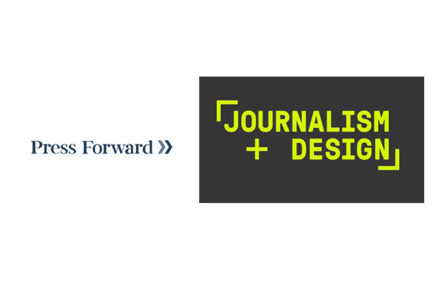 Test Mastheads for Press Forward and for Journalism + Design