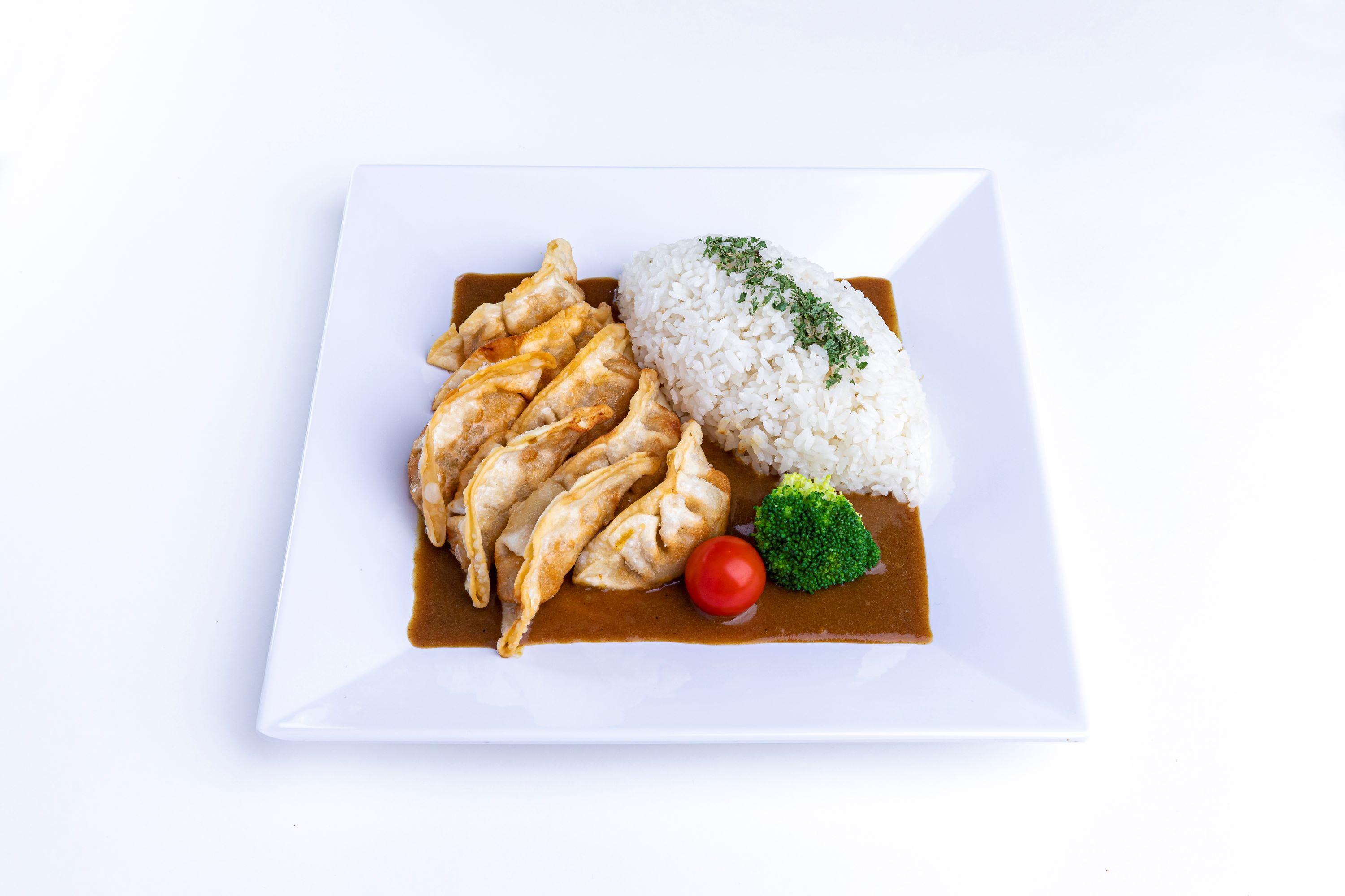 Chicken Gyoza Curry