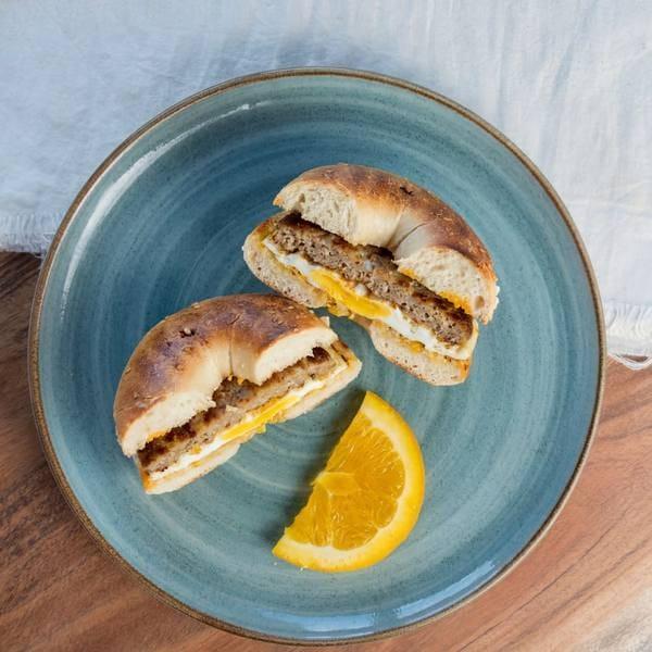 Sausage Egg and Cheese sandwich