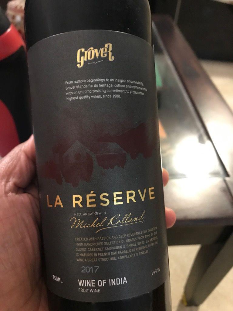 Grover La Reserve Cabernet Shiraz