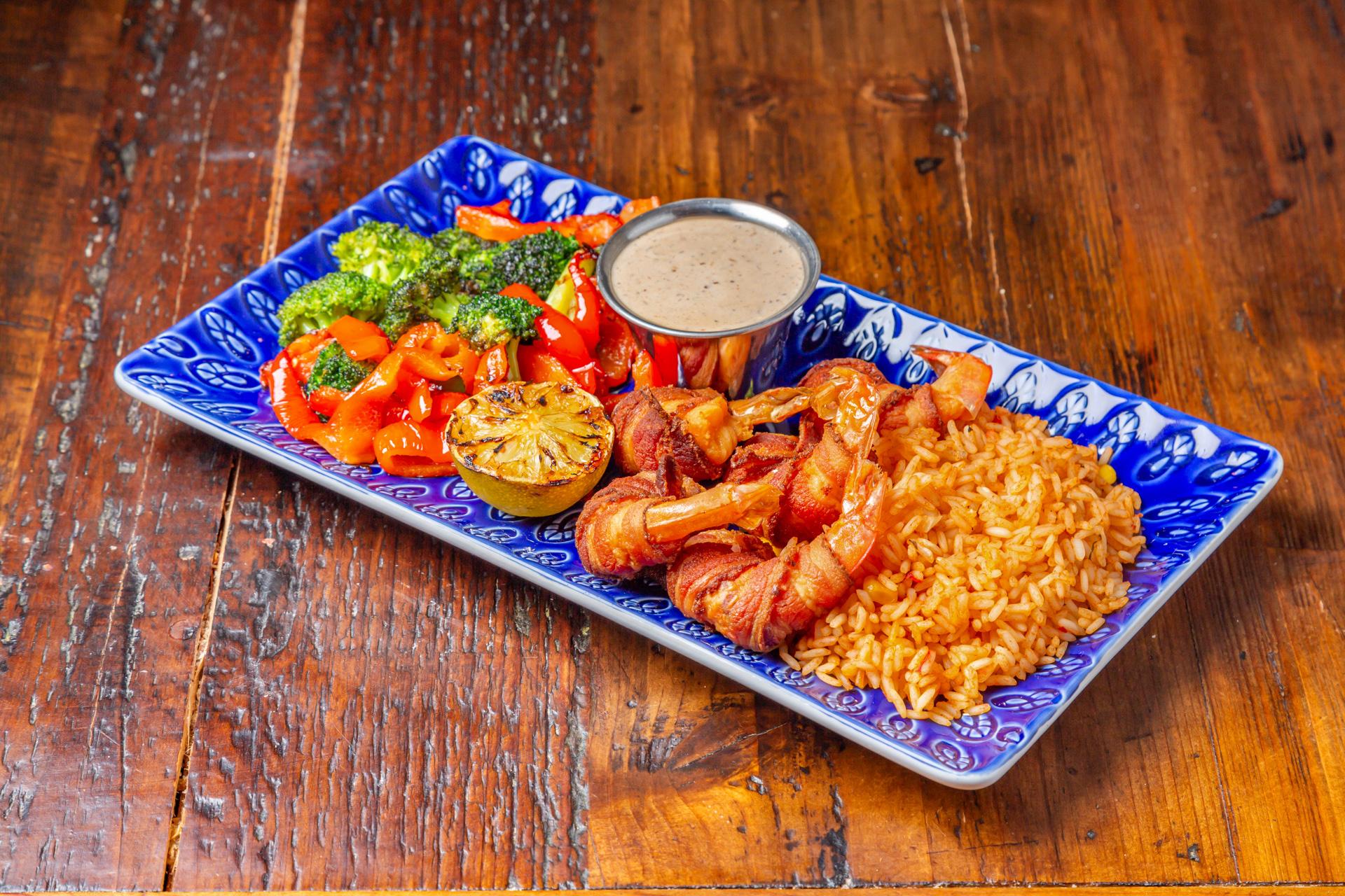 Jalapeno Bacon Wrapped Shrimp