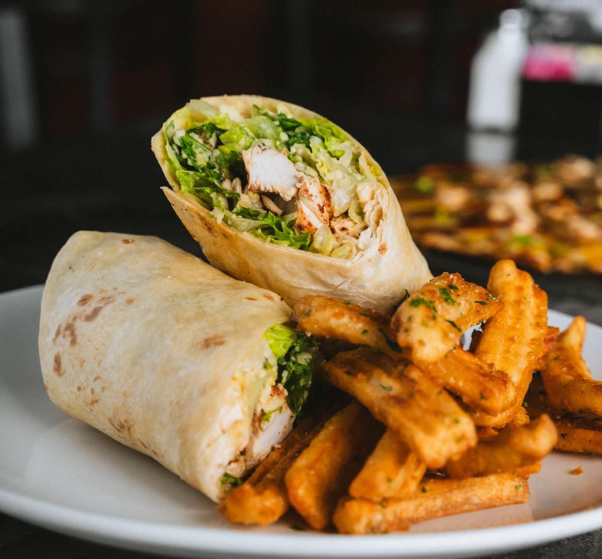 BLACKENED CHICKEN CAESAR WRAP