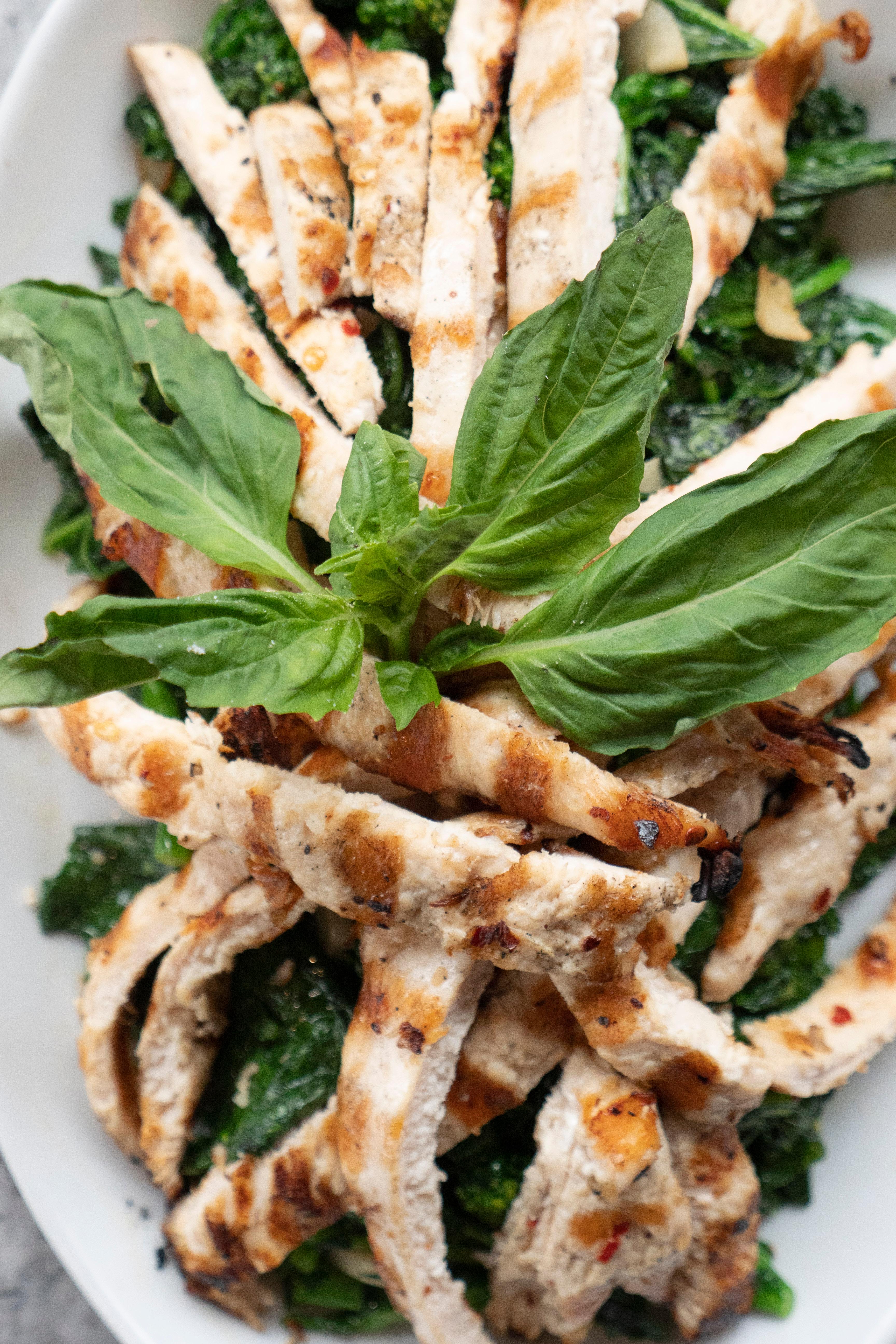 Grilled Chicken & Broccoli Rabe Platter