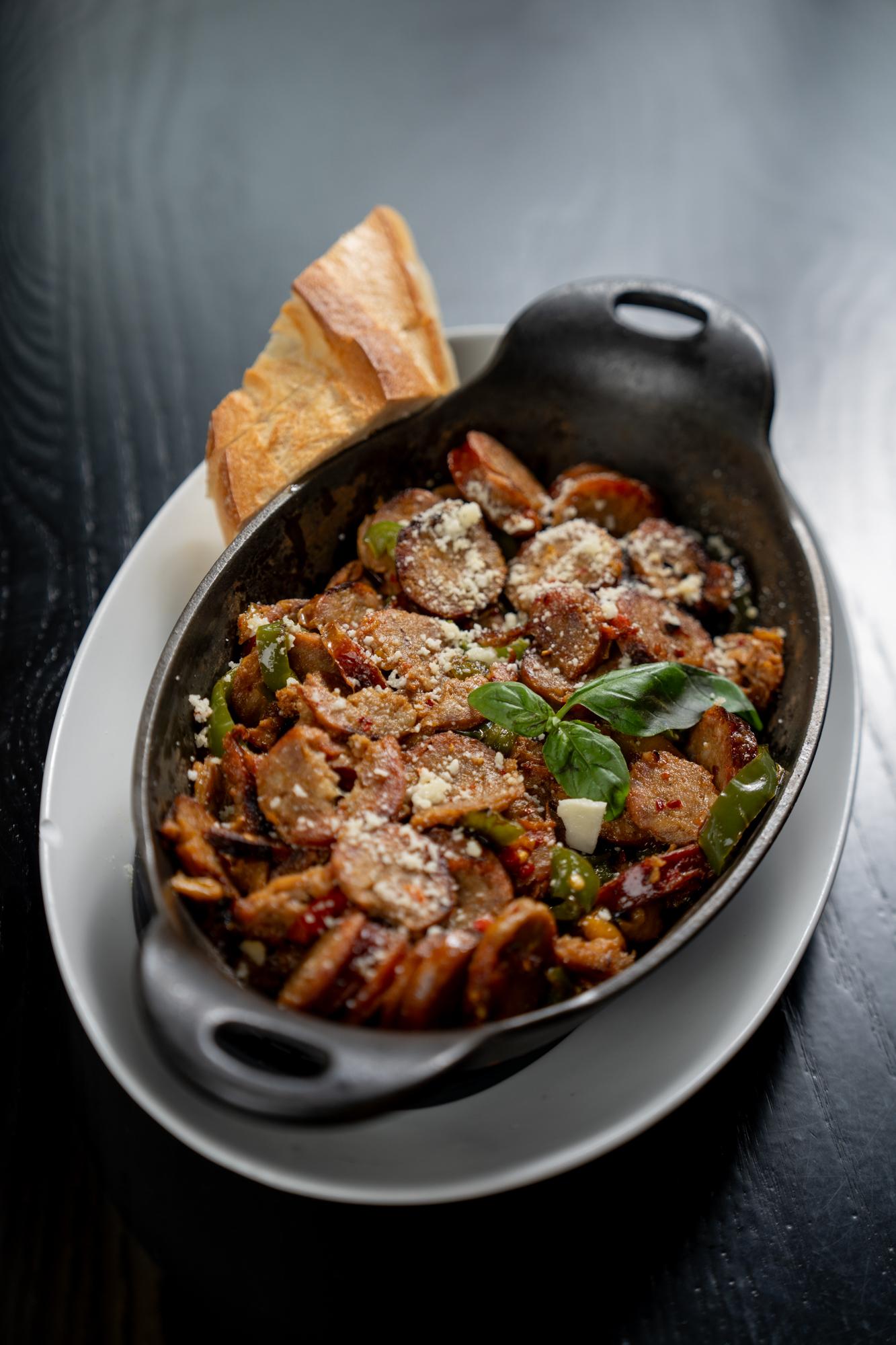 Sausage & Peppers Platter