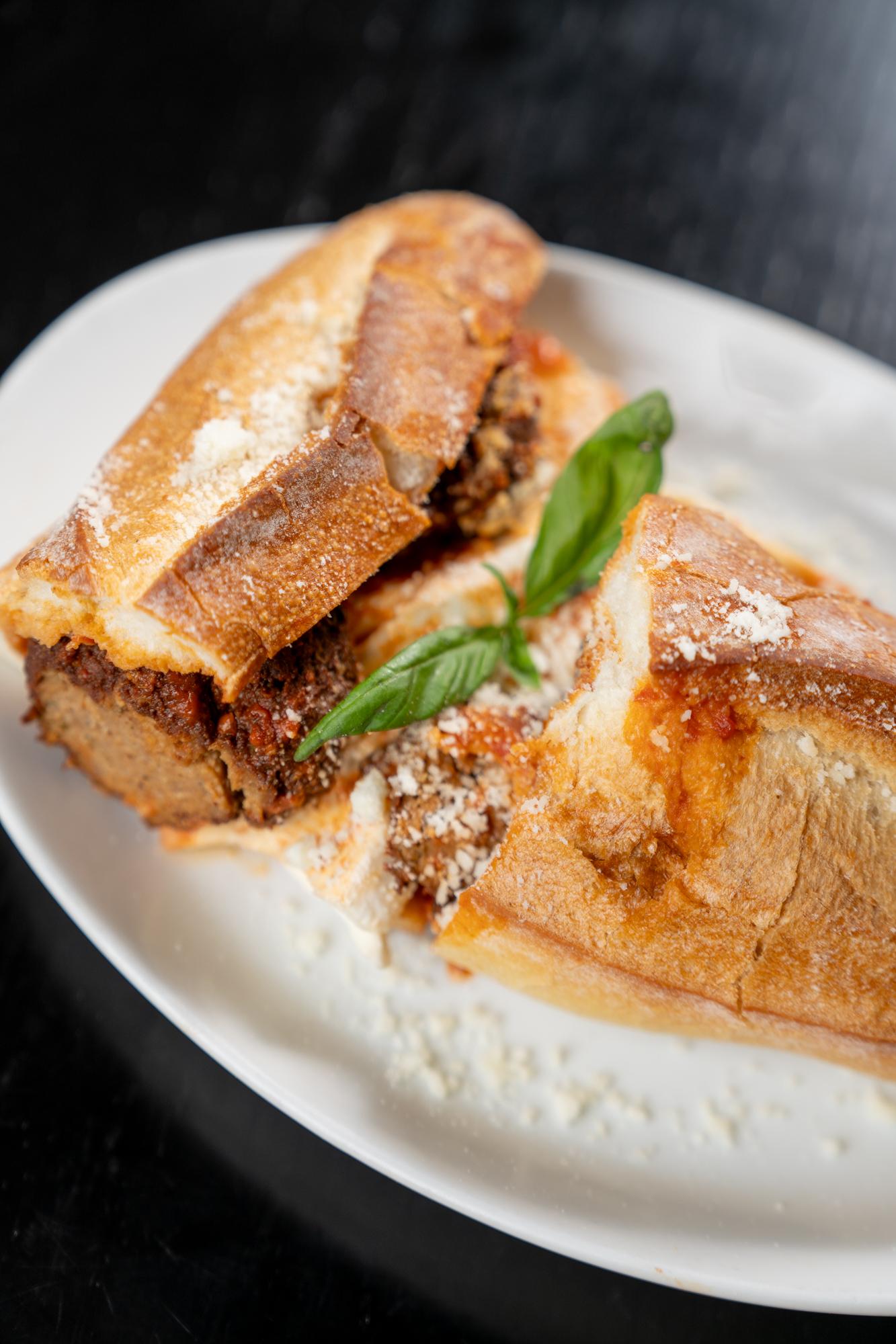 Meatball Marinara Sandwich