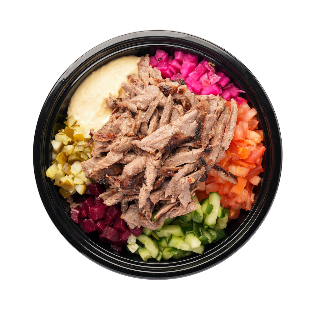 Build Your Own Beef Shawarma Bowl