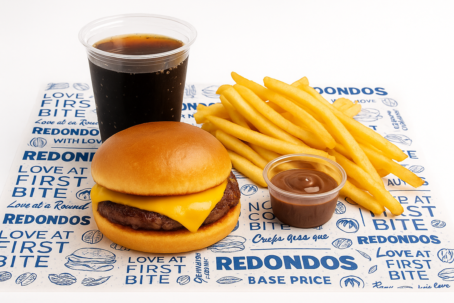 Cheese Burger with Fries