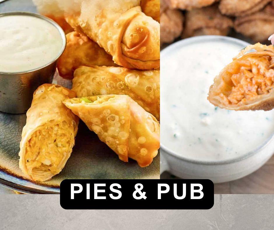 Buffalo Chicken Egg Rolls