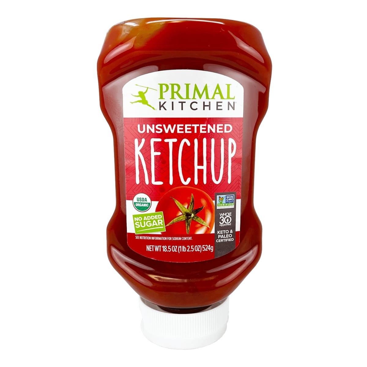 Primal Kitchen, Organic Squeeze Ketchup Unsweetened, 18.5 Oz