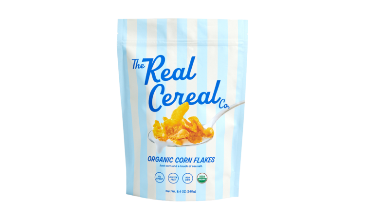 The Real Cereal Company - Organic Corn Flakes - 8.4 oz