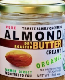 Yemetz Family Orchards - Natural Roasted Almond Butter - 16 oz