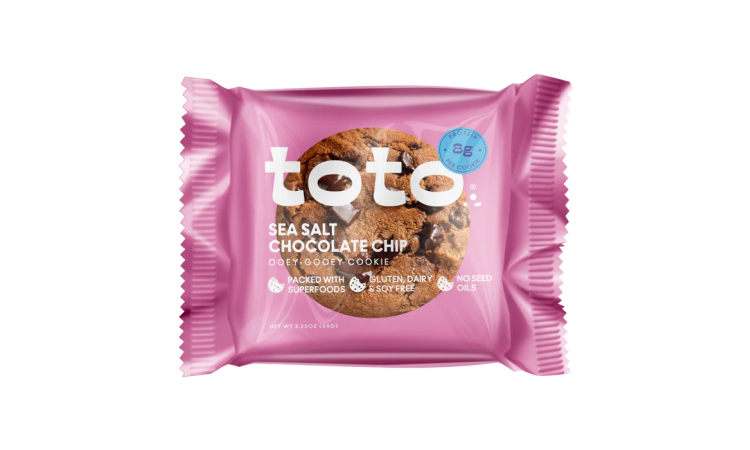 Toto Foods Co  - Chocolate Chip Sea Salt Cookie - 2.25 oz
