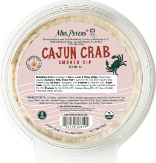 Mrs. Peters Smokehouse Cajun Crab Smoked Dip 8oz