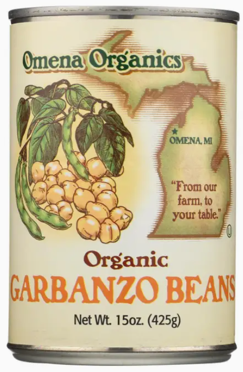 Omena Organics Organic Garbanzo Beans