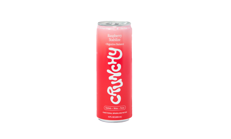Crunchy Hydration - Stabilize Raspberry Functional Sparkling Water - 12 oz