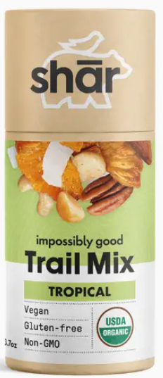 Shār Snacks - Tropical - Trail Mix - 3.7 oz