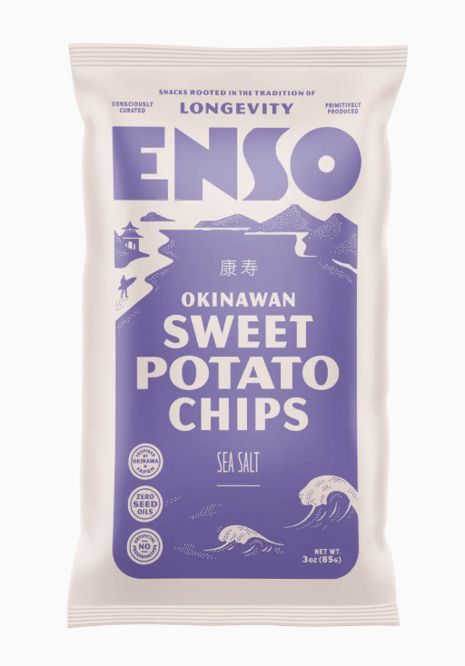 Enso - Okinawan Sweet Potato Chips | Sea Salt | 3 oz