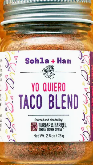 Burlap & Barrel - Yo Quiero Taco Blend - Single Origin Spice Blend Seasoning 2.6 oz