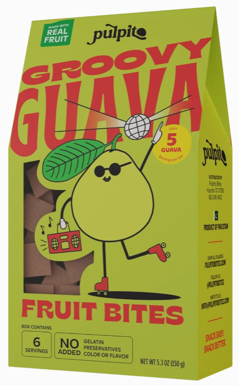Pulpito - Groovy Guava - Natural Fruit Snacks - Dried Fruit Bites