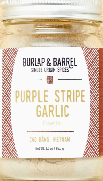 Burlap & Barrel - Purple Stripe Garlic - Single Origin Spice & Seasoning