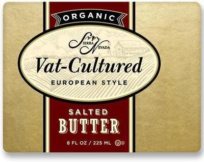 Sierra Nevada - Organic Vat Cultured Euro-Style Salted Butter 8oz