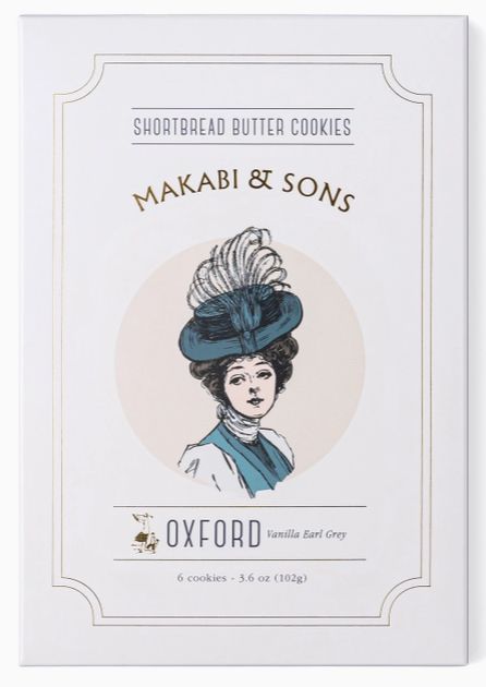 Makabi & Sons - Vanilla Earl Grey Cookies - Oxford - 3.6 oz