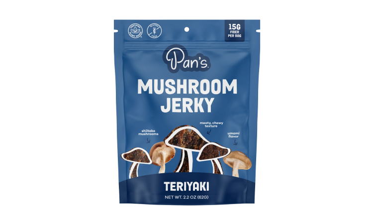 Pan's Mushroom Jerky - Teriyaki - 2.2 oz