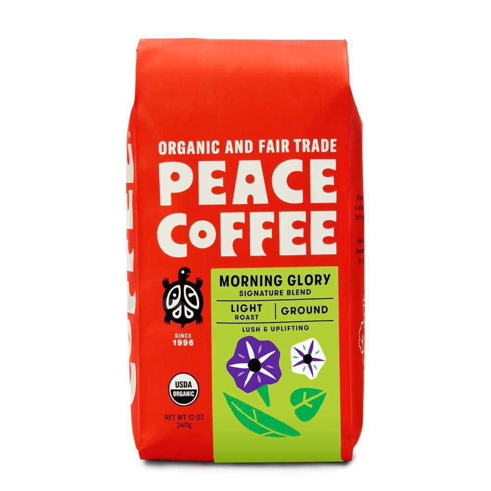 Peace Coffee Morning Glory Blend 12 Oz - Ground