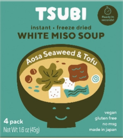 Tsubi - White Miso with Seaweed & Tofu 4 Pack