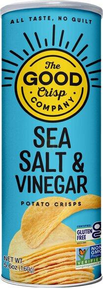 The Good Crisp Sea Salt And Vinegar 5.6oz