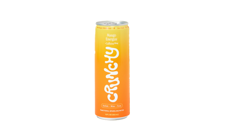 Crunchy Hydration - Energize Mango Functional Sparkling Water - 12 oz