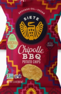 Siete - BBQ Kettle Cooked Potato Chips 1.5oz