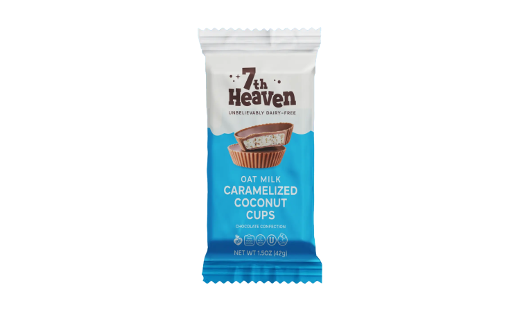 7th Heaven Chocolate - Caramelized Coconut Cups - 1.5 oz