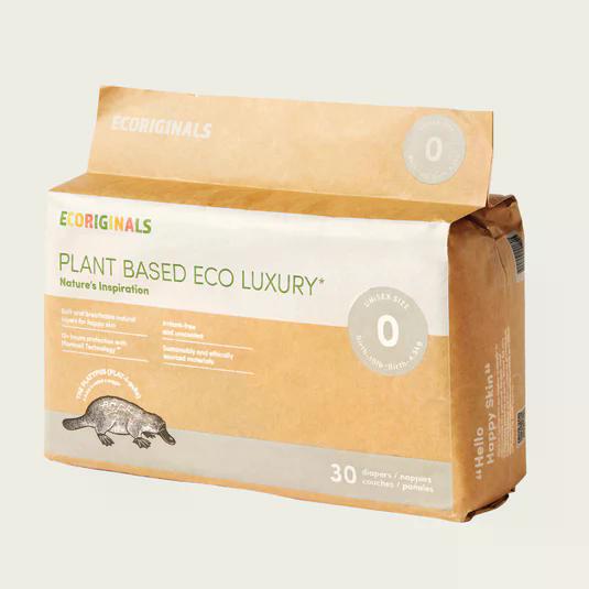 Plant based USA Cotton Eco Diaper Size 0 Newborn 0-10lb