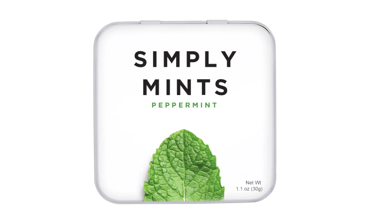 Simply Gum - Simply Mints - Peppermint - 1.1 oz