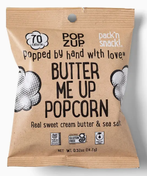 Popzup Popcorn - Butter Me Up Popcorn - .52 oz