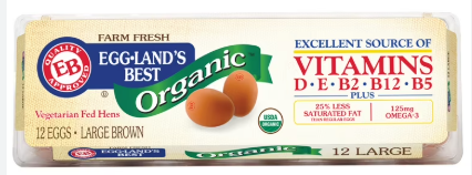 Eggland's Best - 12pk Organic Eggs