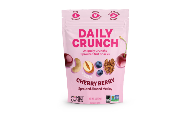 Daily Crunch Snacks - Cherry Berry Sprouted Nut Medley - 5oz