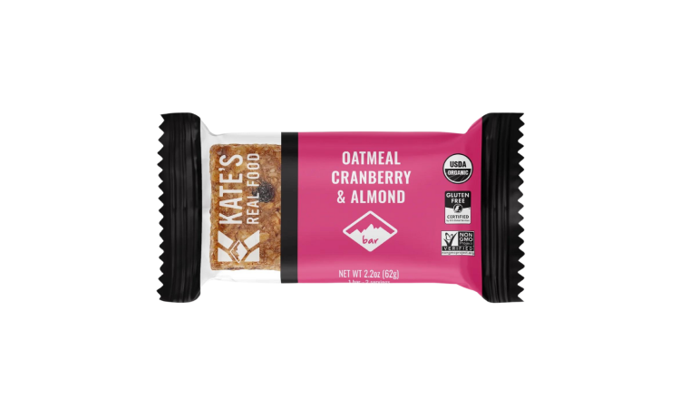 Kate's Real Food - Oatmeal Cranberry & Almond Bar - 2.2 oz
