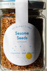 Daphnis and Chloe - Evros Sesame Seeds Glass Jar - 90g